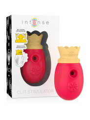 INTENSE ESTIMULADOR CLITORIS 10 MODOS DE ONDAS ESTIMULADORAS Y LICKING ROJO