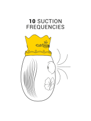INTENSE ESTIMULADOR CLITORIS 10 MODOS DE ONDAS ESTIMULADORAS Y LICKING ROJO