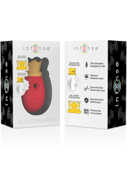 INTENSE ESTIMULADOR CLITORIS 10 MODOS DE ONDAS ESTIMULADORAS Y LICKING ROJO