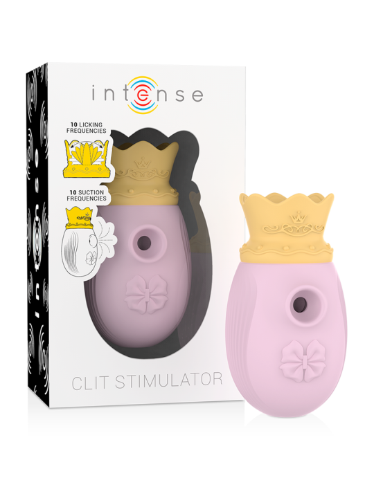 INTENSE ESTIMULADOR CLITORIS 10 MODOS DE ONDAS ESTIMULADORAS Y LICKING ROSA