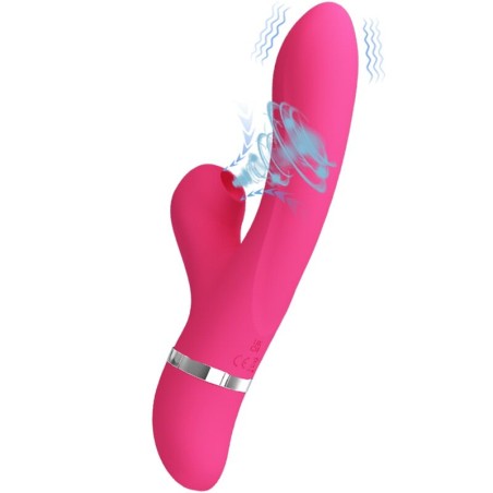 PRETTY LOVE WILLOW VIBRADOR Y ONDAS ESTIMULADORAS RABBIT
