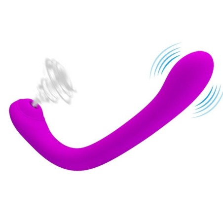 PRETTY LOVE ALEX VIBRADOR Y ONDAS ESTIMULADORAS DE CLITORIS LILA