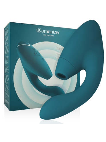 WOMANIZER DUO 2 ESTIMULADOR AZUL PETROLEO