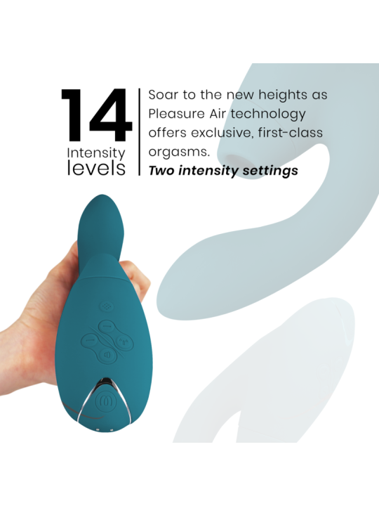 WOMANIZER DUO 2 ESTIMULADOR AZUL PETROLEO