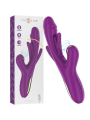 INTENSE ATENEO VIBRADOR MULTIFUNCION RECARGABLE 7 VIBRACIONES CON LENGUA OSCILANTE Y ONDAS ESTIMULADORAS MORADO