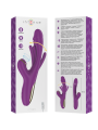 INTENSE ATENEO VIBRADOR MULTIFUNCION RECARGABLE 7 VIBRACIONES CON LENGUA OSCILANTE Y ONDAS ESTIMULADORAS MORADO
