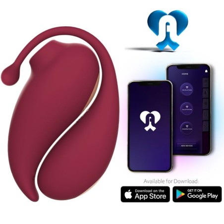 ADRIEN LASTIC INSPIRATION ONDAS ESTIMULADORAS CLITORIS HUEVO VIBRADOR ROJO APP GRATUITA