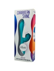 ALIVE CARIBBEAN SHINE VIBRADOR ONDAS ESTIMULADORAS AZUL