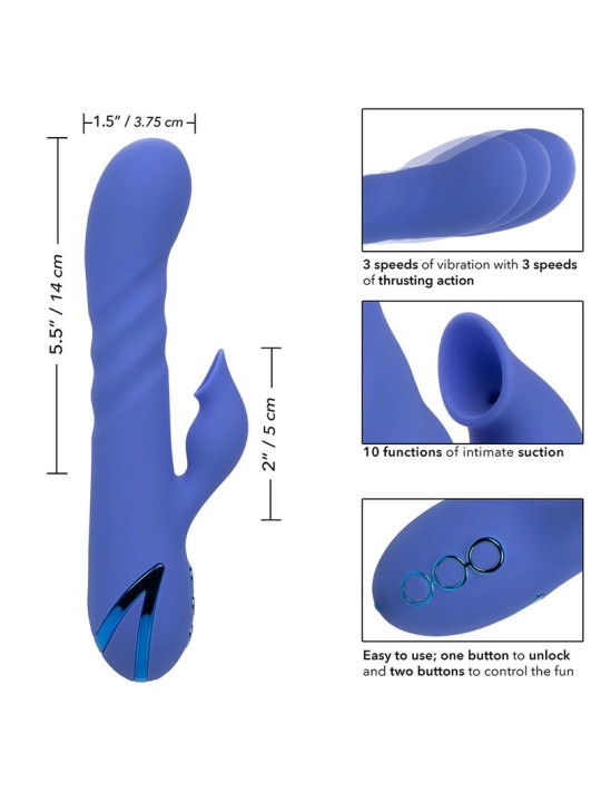 CALEXOTICS LA LOVE VIBRADOR ONDAS ESTIMULADORAS AZUL BY CALIFORNIA DREAMING