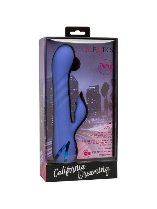 CALEXOTICS LA LOVE VIBRADOR ONDAS ESTIMULADORAS AZUL BY CALIFORNIA DREAMING
