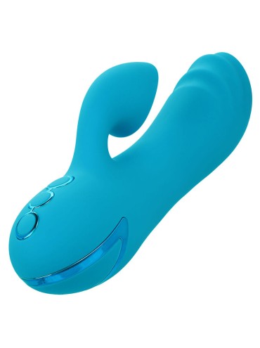 CALEXOTICS SUNSET BEACH SEDUCER VIBRADOR Y ESTIMULADOR 10 FUNCIONES AZUL
