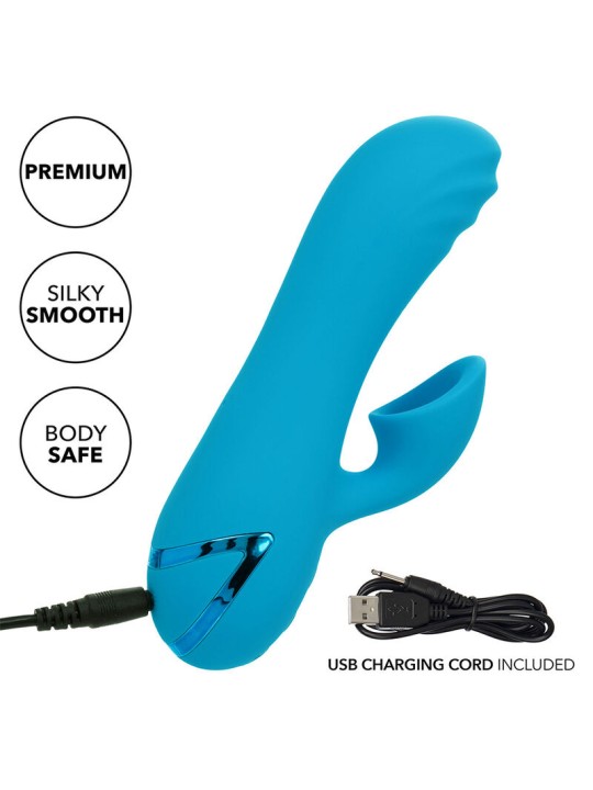 CALEXOTICS SUNSET BEACH SEDUCER VIBRADOR Y ESTIMULADOR 10 FUNCIONES AZUL