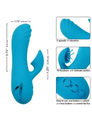 CALEXOTICS SUNSET BEACH SEDUCER VIBRADOR Y ESTIMULADOR 10 FUNCIONES AZUL