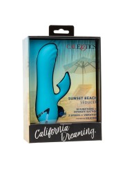 CALEXOTICS SUNSET BEACH SEDUCER VIBRADOR Y ESTIMULADOR 10 FUNCIONES AZUL