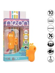 CALEXOTICS NEON VIBES THE BUZZING VIBE ESTIMULADOR DE DEDO 10 VIBRACIONES NARANJA