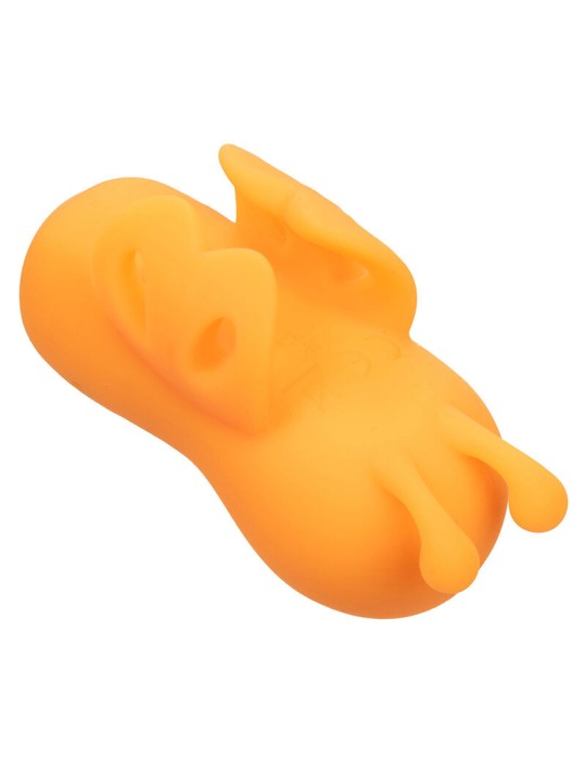 CALEXOTICS NEON VIBES THE BUZZING VIBE ESTIMULADOR DE DEDO 10 VIBRACIONES NARANJA
