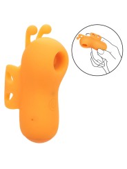 CALEXOTICS NEON VIBES THE BUZZING VIBE ESTIMULADOR DE DEDO 10 VIBRACIONES NARANJA