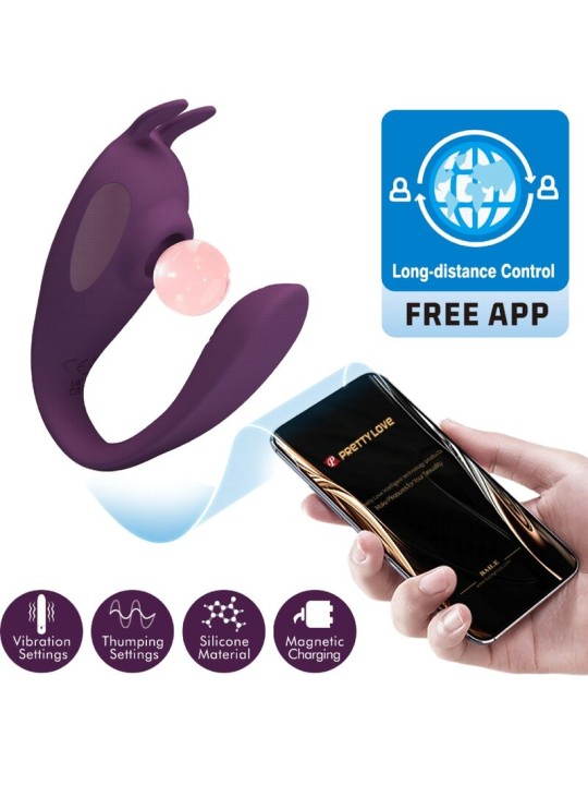 PRETTY LOVE SHEY ESTIMULADOR VIBRADOR APP GRATUITA LARGA DISTANCIA MORADO