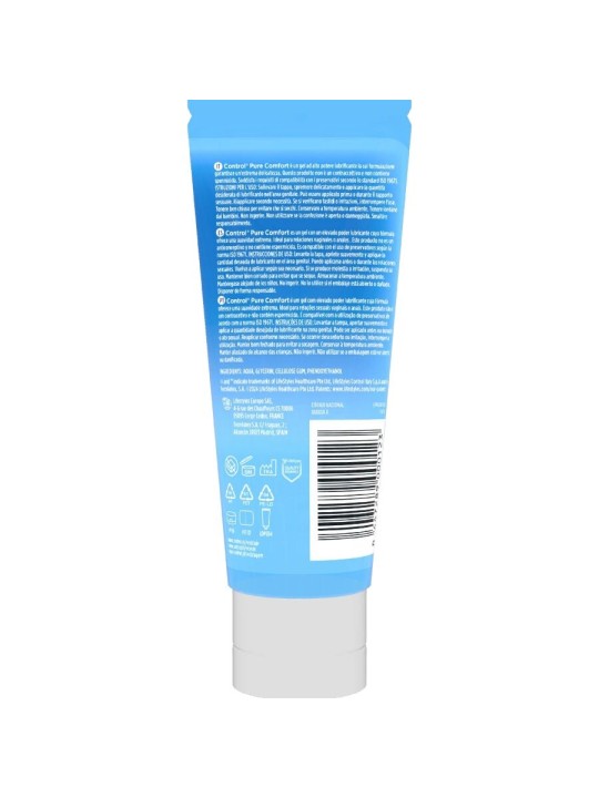 CONTROL PURE COMFORT LUBRICANTE HIDRATACION INTENSA 80 ML