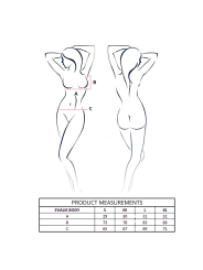 PASSION EVALIE BODY BLANCO L XL