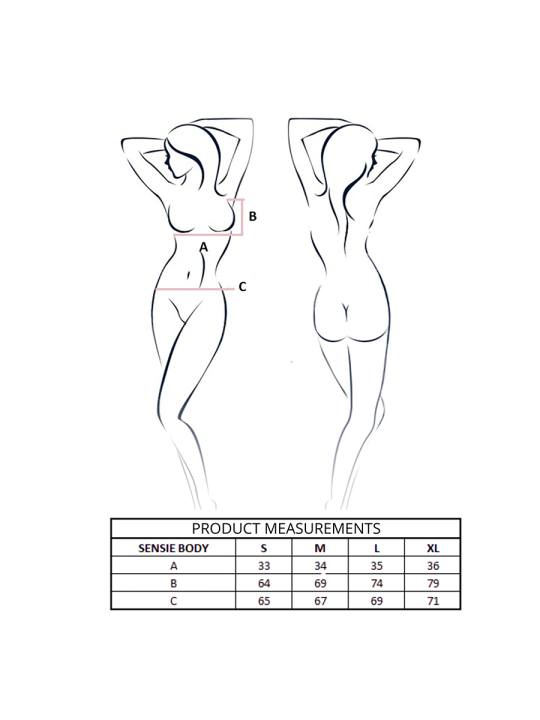 PASSION SENSIE BODY CORAL L XL