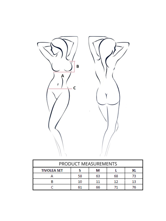 PASSION TIVOLEA SET SUJETADOR TANGA ROSA CLARO S M