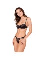 PASSION TIVOLEA SET SUJETADOR TANGA NEGRO L XL