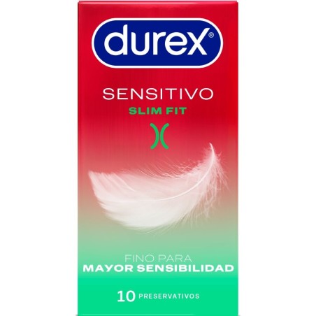 DUREX SENSITIVO SLIM FIT 10 UNIDADES