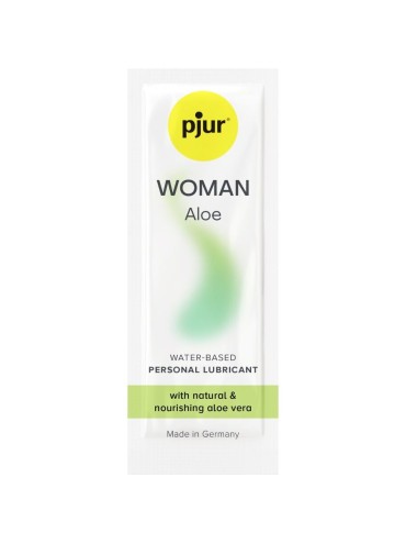 PJUR WOMAN ALOE LUBRICANTE BASE AGUA 2 ML