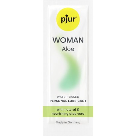 PJUR WOMAN ALOE LUBRICANTE BASE AGUA 2 ML