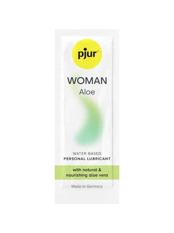 PJUR WOMAN ALOE LUBRICANTE BASE AGUA 2 ML
