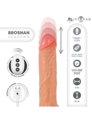 MR INTENSE BROSNAN REALISTICO MULTIFUNCION CON VIBRACION UP AND DOWN CONTROL REMOTO 22 CM O 4 CM