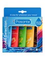 PASANTE PACK LUBRICANTES SABORES VARIADOS 5 UDS X 15 ML