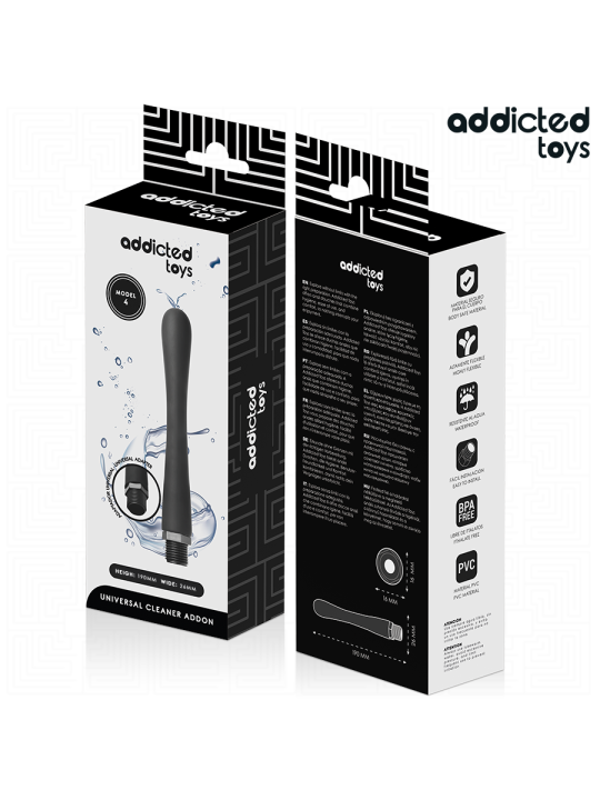 ADDICTED TOYS LIMPIADOR ANAL CON ADAPTADOR UNIVERSAL MODELO 4