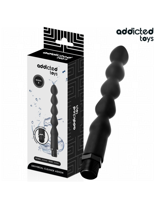 ADDICTED TOYS LIMPIADOR ANAL CON ADAPTADOR UNIVERSAL MODELO 6