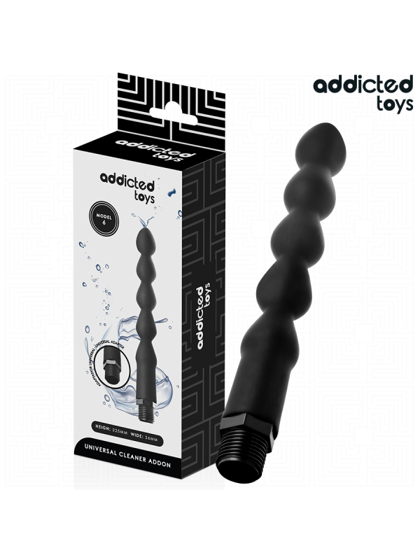 ADDICTED TOYS LIMPIADOR ANAL CON ADAPTADOR UNIVERSAL MODELO 6