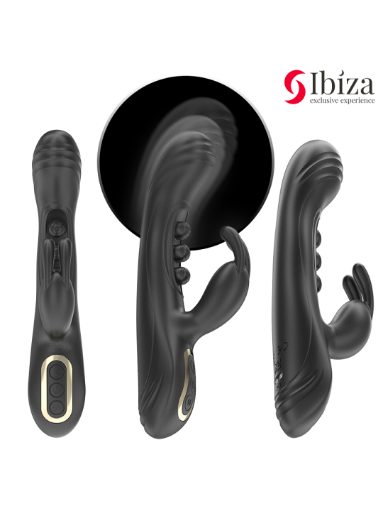 IBIZA VIBRADOR RABBIT PERLAS CON PULSACION