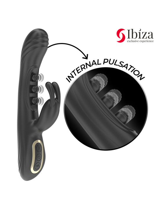 IBIZA VIBRADOR RABBIT PERLAS CON PULSACION