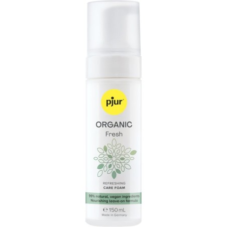 PJUR ORGANIC FRESH ESPUMA REFRESCANTE VEGANA SIN ENJUAGUE 150 ML