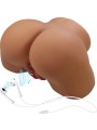 CRAZY BULL GERIANN TRASERO FEMENINO REALISTA VIBRADOR SUCCIONADOR CON SONIDO 55 KG