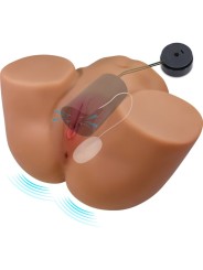 CRAZY BULL GERIANN TRASERO FEMENINO REALISTA VIBRADOR SUCCIONADOR CON SONIDO 55 KG