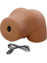 CRAZY BULL GERIANN TRASERO FEMENINO REALISTA VIBRADOR SUCCIONADOR CON SONIDO 55 KG
