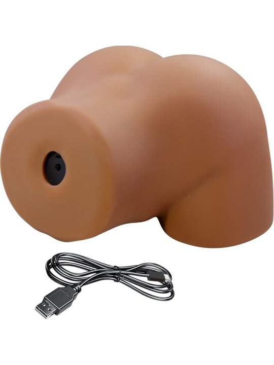 CRAZY BULL GERIANN TRASERO FEMENINO REALISTA VIBRADOR SUCCIONADOR CON SONIDO 55 KG