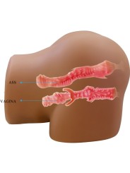 CRAZY BULL GERIANN TRASERO FEMENINO REALISTA VIBRADOR SUCCIONADOR CON SONIDO 55 KG