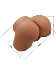 CRAZY BULL GERIANN TRASERO FEMENINO REALISTA VIBRADOR SUCCIONADOR CON SONIDO 55 KG