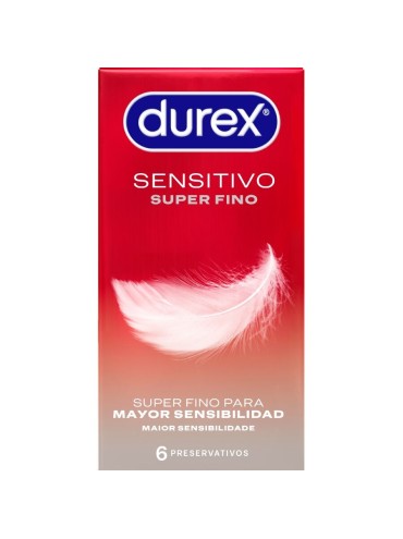 DUREX SENSITIVO SUPER FINO 6 UNIDADES