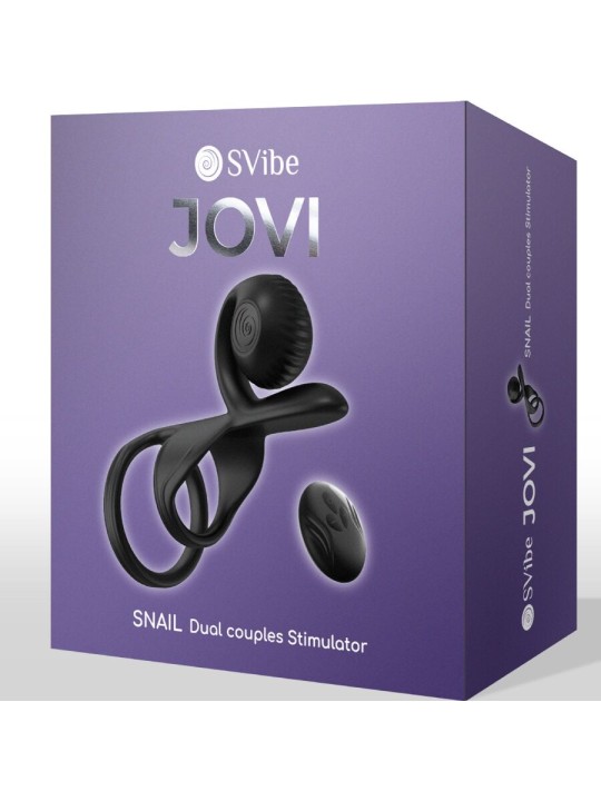 SNAIL VIBE JOVI ANILLO DE PAREJA CONTROL REMOTO NEGRO