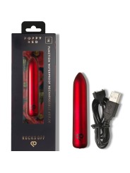 ROCKS OFF BALA VIBRADORA RECARGABLE ROJA