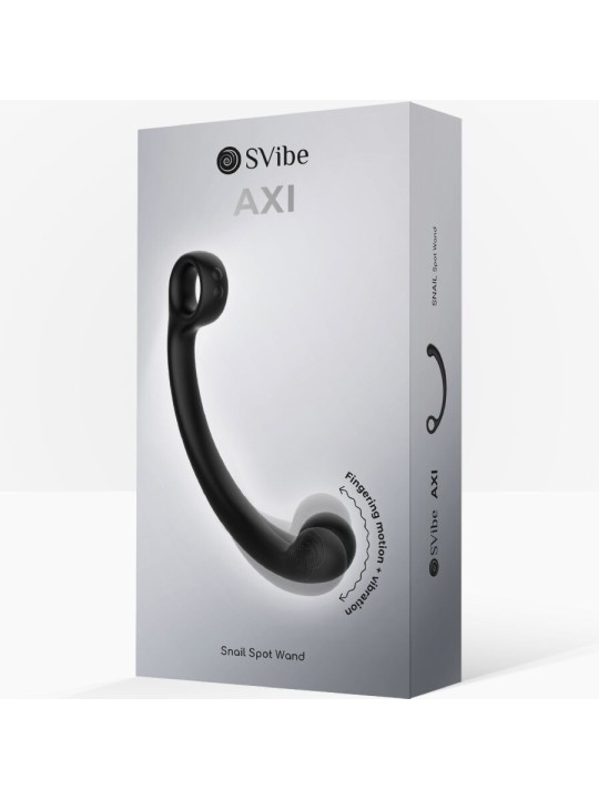 SNAIL VIBE AXI VARITA DE MASAJE VIBRADORA NEGRO