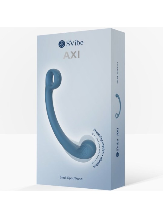 SNAIL VIBE AXI VARITA DE MASAJE VIBRADORA AZUL